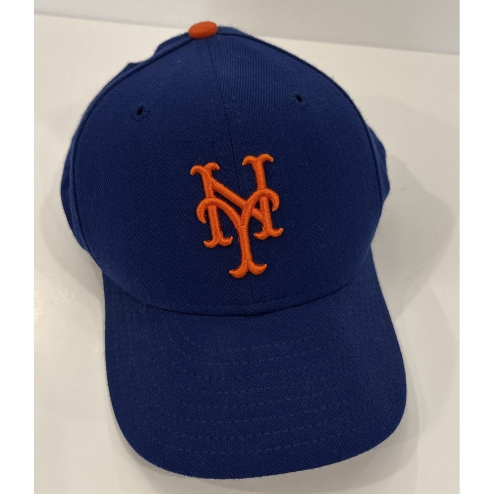 New York Mets Made In The USA New Era Hat Size 7 1/8 Wool
